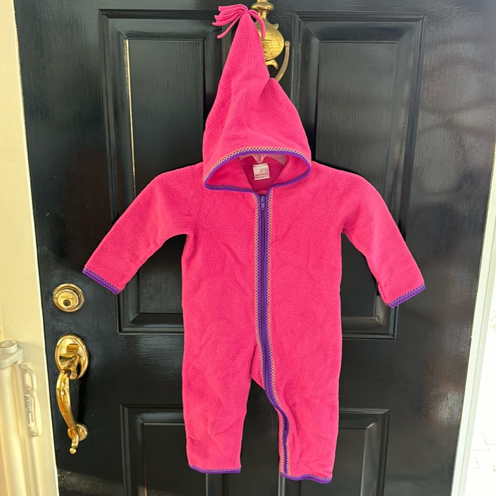 Hanna Andersson 2T fleece bunting
